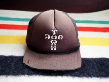VTG 90s DOGTOWN Skateboards Skate Grunge Thrash Brown Mesh Trucker Snapback Hat
