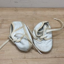 Vintage Leather Ideal Baby Shoes USA Made Size 2 L16