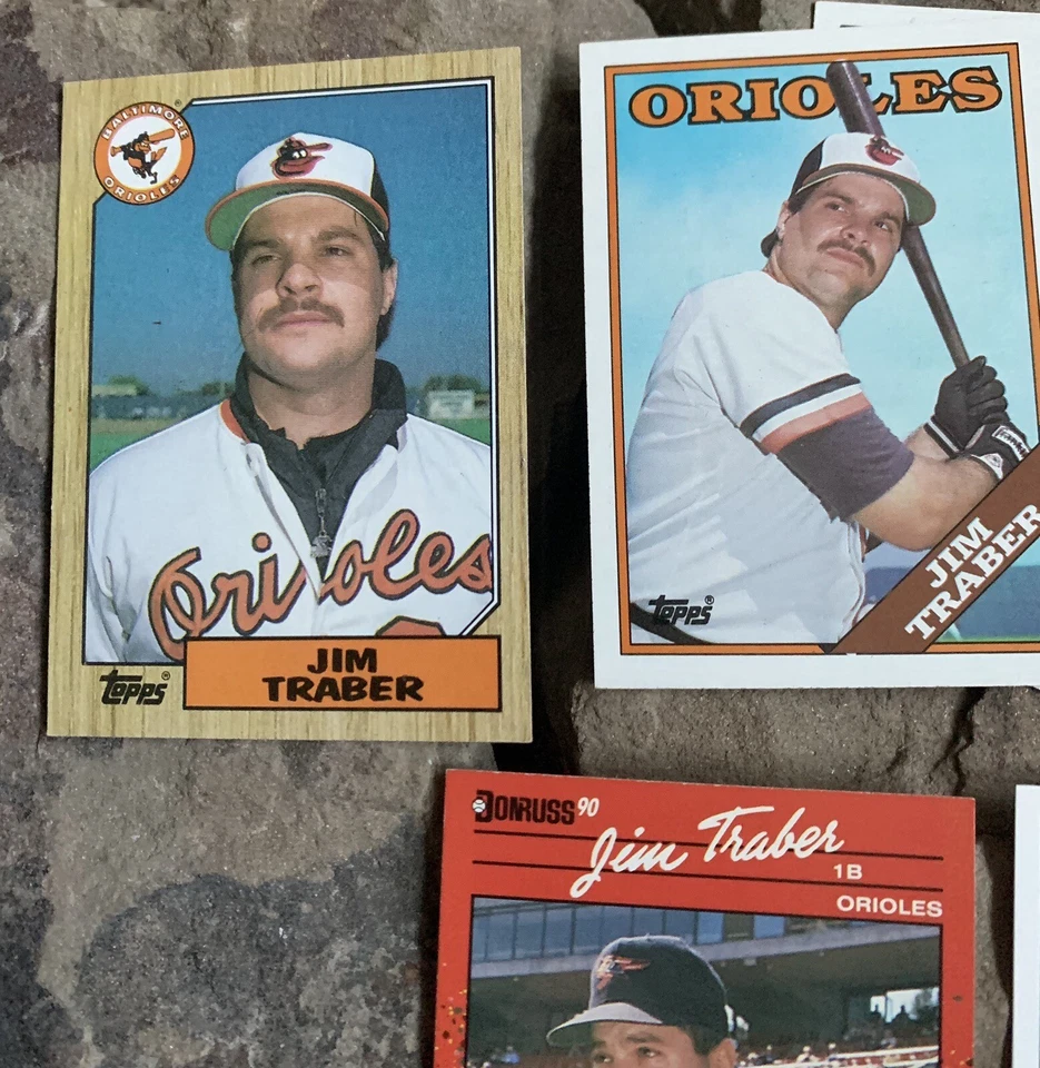 Jim Traber Baseball Cards. Baltimore Orioles. - Image 2 of 4