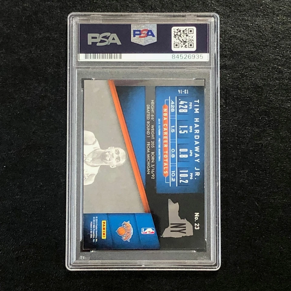 2014-15 Panini Prestige #23 Tim Hardaway Jr. Signed Card AUTO PSA Slabbed Knicks - Image 2 of 2