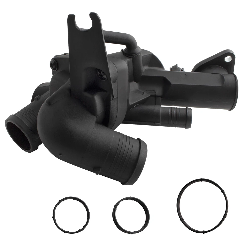 Conjunto de carcaça de termostato líquido de arrefecimento do motor para Jaguar S-Type XF XJ8 XK Vanden Plas - Imagem 4 de 4