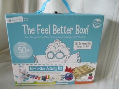 New Open The Joy Activity Box   *The Feel Better Box*  ages 4-12  50+ Activities