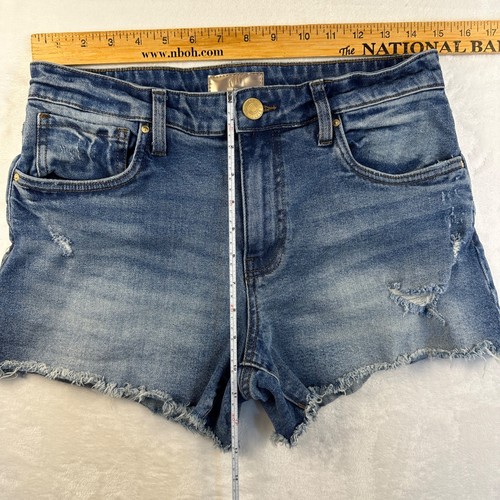 Pantalones Cortos Kut From The Kloth Mujer Distress Jane Tiro Alto Talla 4 - Imagen 10 de 14