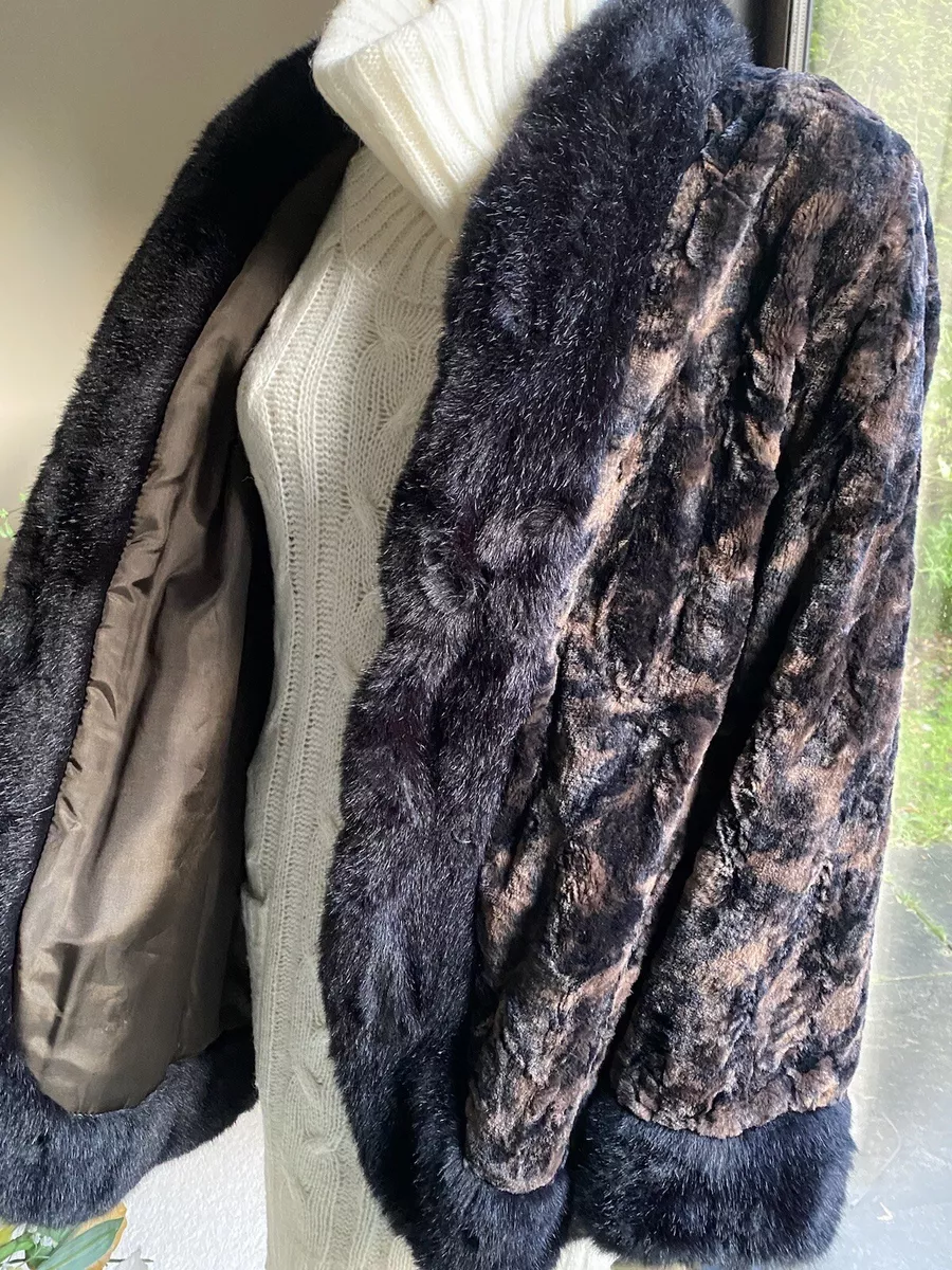 Designer faux fur coat deals