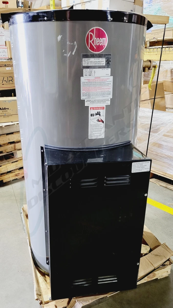 RHEEM ES85-15-G 85 Gallon 15KW Commercial Electric Water Heater  208-240-480V | eBay
