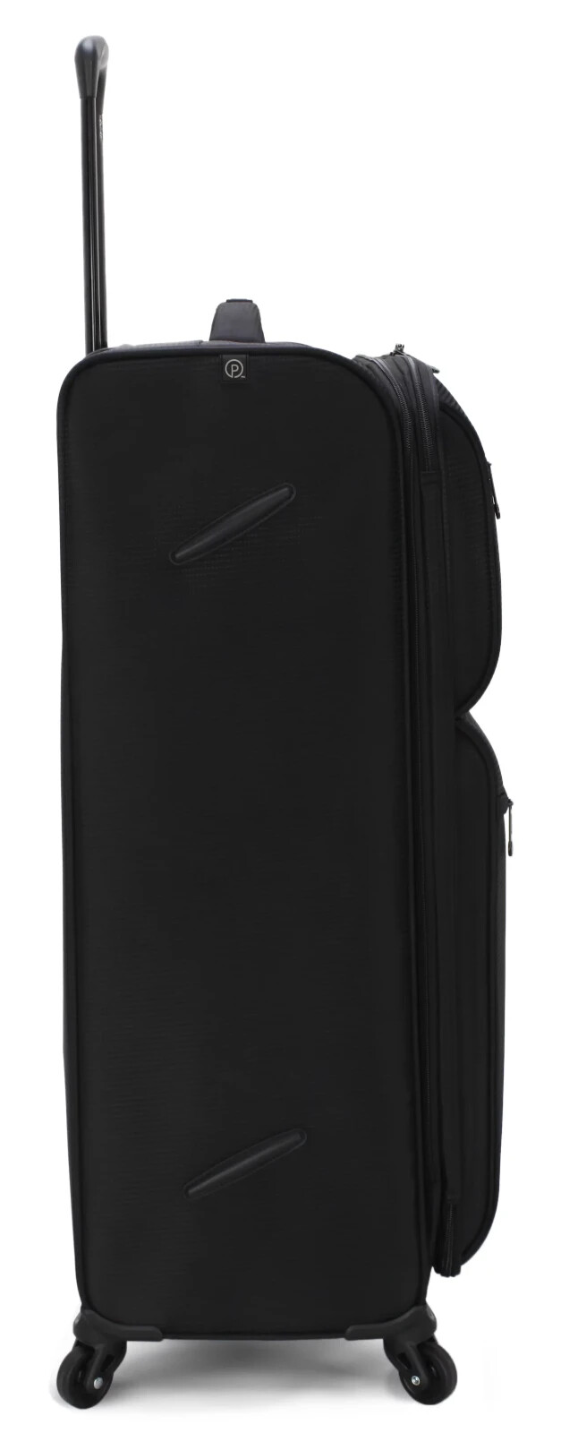 Protege Trulite 26" Lightweight Check Luggage Black 72cm Medium 4 Wheel
