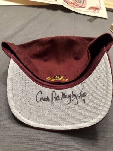 ASU Sun Devils Coach Pat Murphy Signed Baseball Cap - Pac 10 NCAA College Auto - Picture 2 of 8
