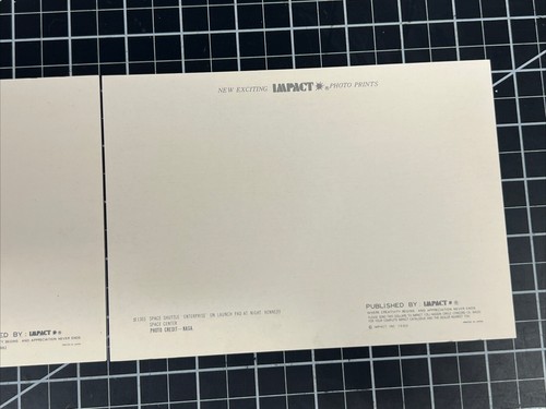 LOTE de fotos enmarcadas de cohete del centro espacial Kennedy Enterprise de la NASA de colección 1980 - Imagen 9 de 10