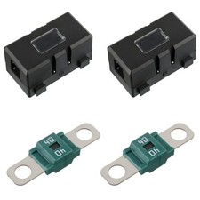 40A AMI/Midi Fuse Holders High Current Bolt-On Midi Fuses 2-Pack for Vehicles