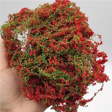 2PC Shrubs Flower Clusters Vines HO/OO Scale Miniatures Landscape Plant Scenery