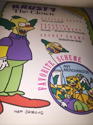 Greetings From The Simpsons A Postcard Book by Matt Groening 1990