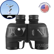 10X50 Hunting Binoculars Low Light Night Vision Build-in Compass Waterproof Gift