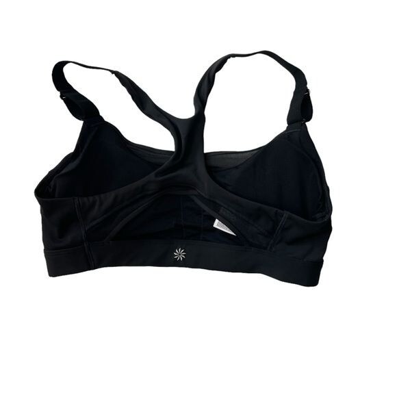 Athleta Basic Minimalist Black Padded Sports Bra … - image 2