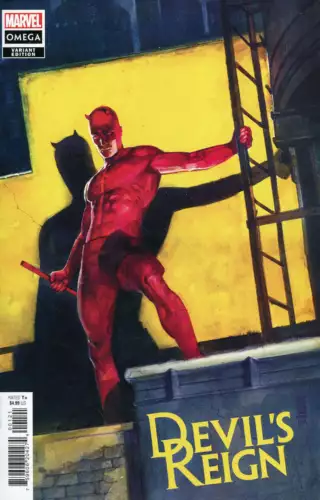 DEVILS REIGN OMEGA #1 1:50 MALEEV DAREDEVIL VARIANT MARVEL 052522