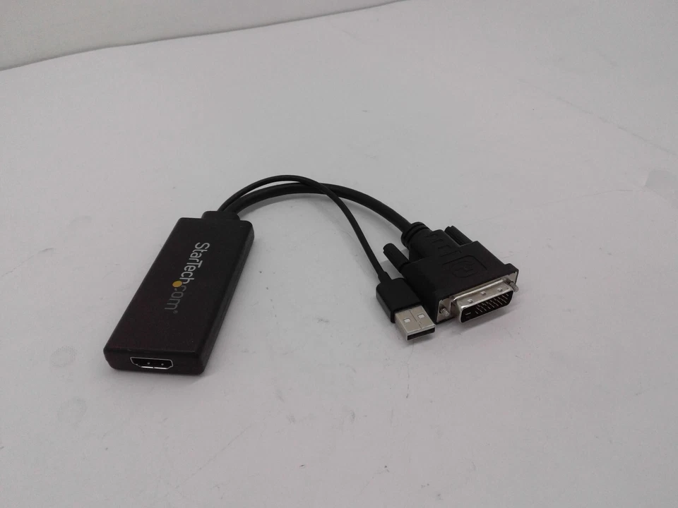 StarTech DVI2HD DVI-D Male to HDMI Adapter with USB Audio - Image 3 of 4