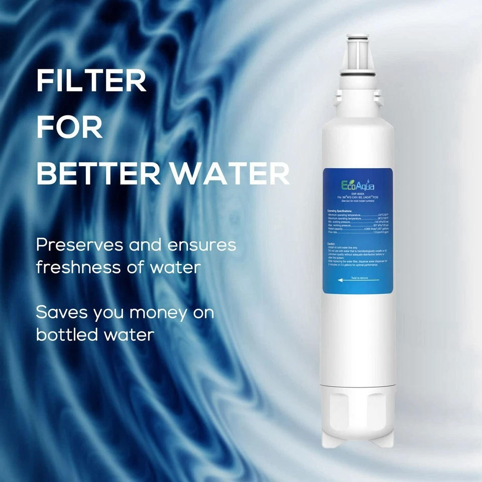 EcoAqua EWF-8002A Water Filter Replacement Compatible With Lincat FC02 - 2 Pack - Image 4 of 4