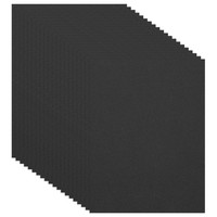 "20Stk Schwarze Eva-Schaumstoffplatten, 15,7 X 11,8\" 1Mm Dicke Schaumstoffplatten"