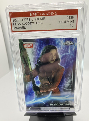 2025 Topps Chrome Marvel Studios Elsa Bloodstone GRADED 10