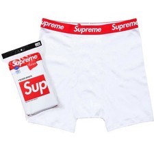 NEW Supreme x Hanes Boxer Briefs  4 Pack  Black  White  Size S-XL