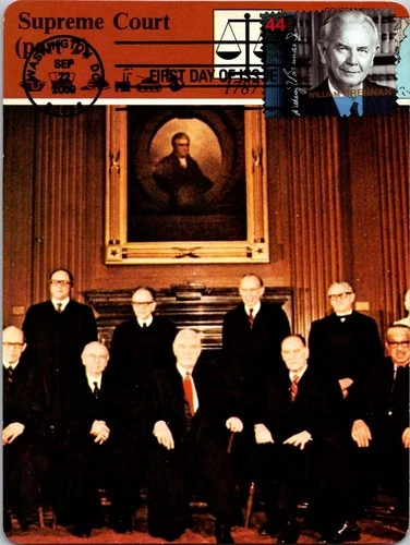 Dr Jim Stamps Maximum Card William Brennan 44C Fdc