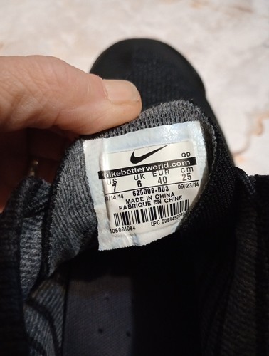 Nike Flyknit Trainer Chukka FSB Mens Shoes Size 7 Gray Black 625009-002 Running - Picture 7 of 7