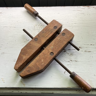 Vintage Jorgensen 12'' Wood Adjustable Clamp Co. Wood Clamp USA