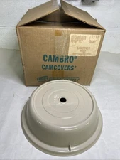 Cambro 1000P127 Camwear Camcover Gray 10.6 Plate Cover 12 Count New Plate Covers