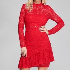Marciano Red Lace Dress