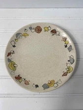 Vintage Franciscan Gladding McBean Co. Mushroom Woodlore Plate