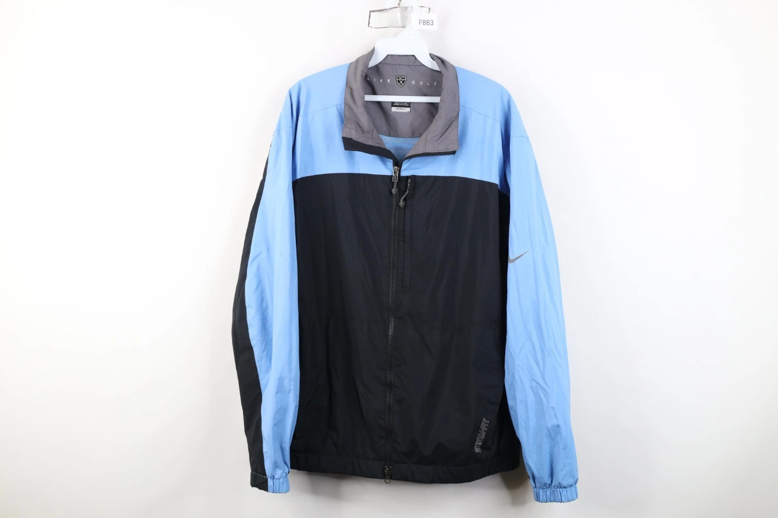 Vintage Y2K Nike Golf Mens Medium Storm Fit Waterproof Rain Full Zip Jacket
