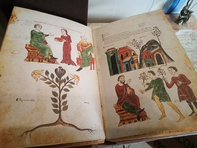 "Medicina antiqua" Superbe Fac-similé Manuscrit 1978 Médecine Médiévale. - Photo 1/4