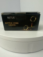 Betus 10pcs Wine Bottles Cork String Lights Warm Light For Garden Party Wedding