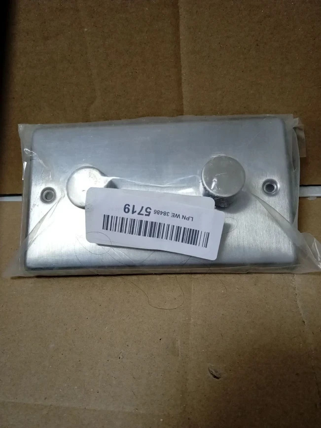 AET CSC2GDIM10 10A 1000W 2 Gang 2 Way Classical Double Light Dimmer Switch