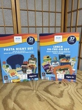 LOT Aldi PASTA NIGHT LUNCH ON THE GO Grocery Food Kids Toy Pretend Play Sets