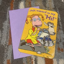 VTG Wild Thornberrys Nickelodeon Just Wanted To Say Hi American Greetings Card image
