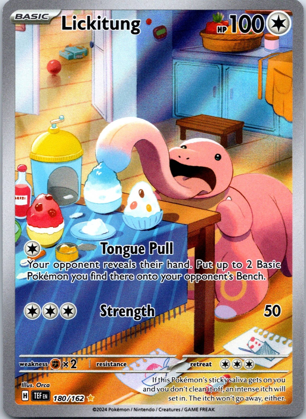 Lickitung Illustration Rare SV05: Temporal Forces 180/162 NM