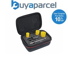 Starrett KFC03051 Kwik-Change Electrician's Holesaw Kit 8 Piece STRKFC03051