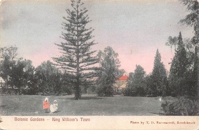 POSTKARTE SÜDAFRIKA KÖNIG WILLIAMS STADT BOTANISCHER GARTEN