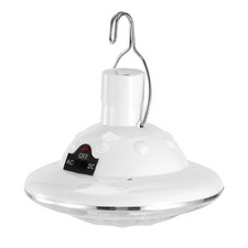 Solar Camping Light Hanging LED Bulb Lamp Portable Lantern Emergency Light W/ Re