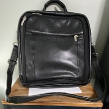 Reaction Black Messenger Bag, Zip Closure, Sh...