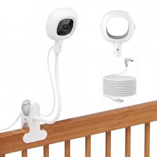 Baby Monitor Stand for Nanit Pro/Plus,Flexible Gooseneck Clip Mount with USB ...