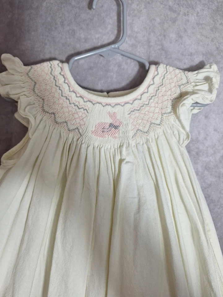 Lote de 3 vestidos largos a rayas a cuadros de colección para niñas pequeñas talla 3T Navidad otoño Pascua Foto 4 de 4