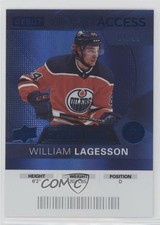 2021 Credentials 2020-21 Debut Ticket Access Blue 4/99 William Lagesson #54 0px1