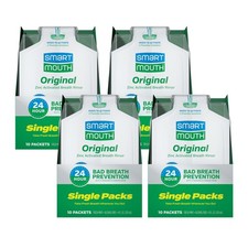 SmartMouth Original Activated Mouthwash – 40 Pack Travel Singles, Fresh Mint