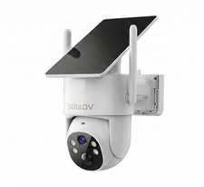 Solar Security Camera Wireless Outdoor with 360 View, 2K Color Night Vision, ...