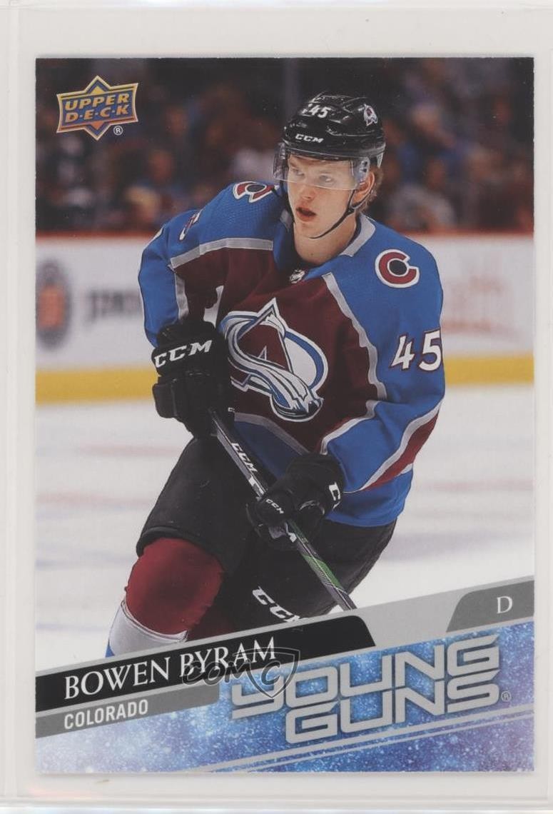 2020-21 Upper Deck Young Guns Jumbo Bowen Byram #205 t3w