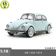 118 Vw Volkswagen 1303 1973 Beetle Norev 188676 Blue Diecast Model Car