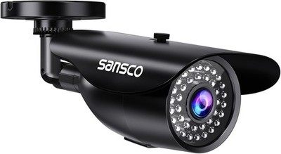 SANSCO 1080p FHD Bullet CCTV Überwachungskamera für Heimüberwachungssystem