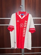 AJAX AMSTERDAM 1994/1995 HOME FOOTBALL SOCCER SHIRT JERSEY SIZE XL UMBRO