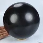 6.7" Shungite Hand Carved Crystal Ball/Sphere, Crystal Healing